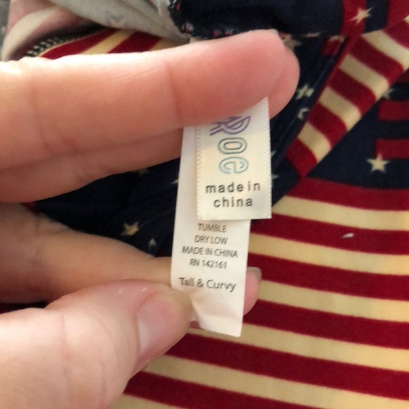 Americana lularoe leggings - Picture 3 of 3